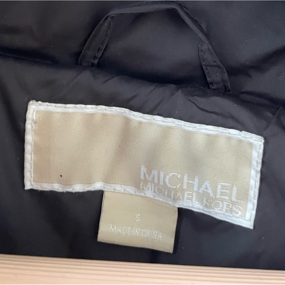 Michael by Michael Kors Brown Long Puffer Coat - Picture 4 of 8